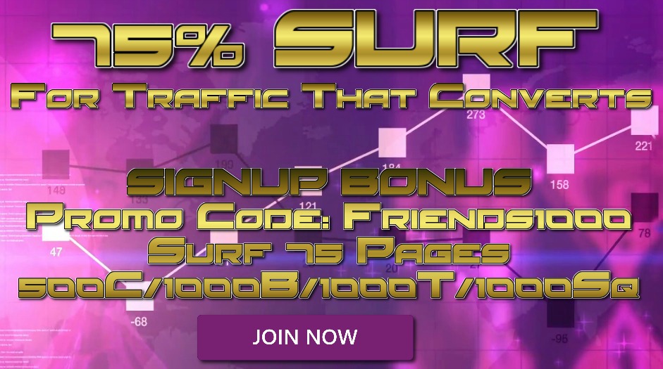 75% Surf Join Now